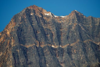 Distant mountaintop through the bird lens