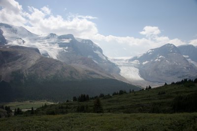 Athabasca Glacier across the way