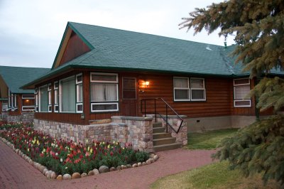 our cabin at Jasper Park Lodge