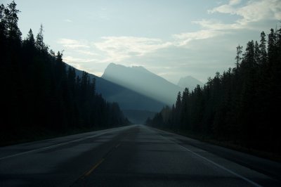 Heading south on Icefields Parkway