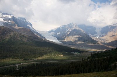 Athabasca Glacier from the trail