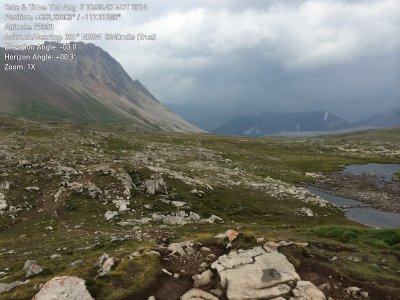 Minor summit in Wilcox Pass - 7739 feet, about 100 feet from trailhead