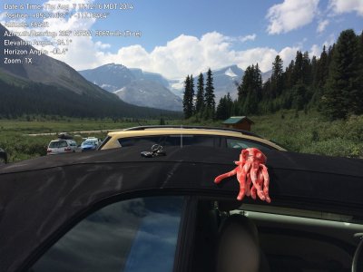 Trailhead with mascot