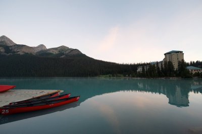 The lake at dawn