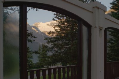 The lake from the pavilion