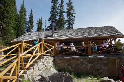 Lake Agnes teahouse