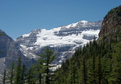 Mount Victoria with glaciers