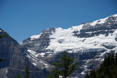 Mount Victoria with glaciers