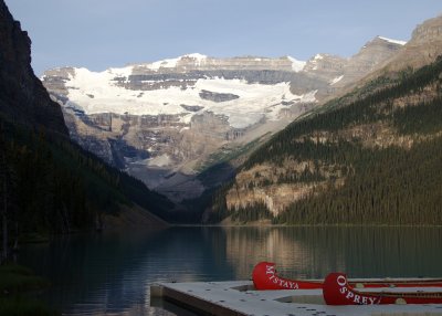 August 10:  last photo of Lake Louise before heading north again