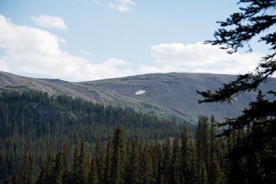 Parker Ridge trail in the distance (I climbed that a few days ago)