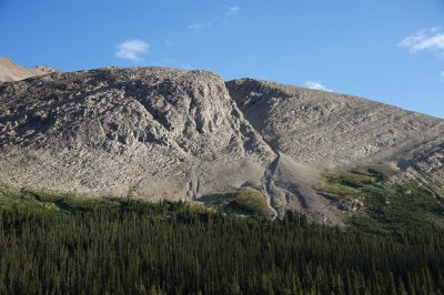 along the Icefields Parkway