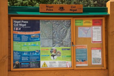 Nigel Pass trailhead