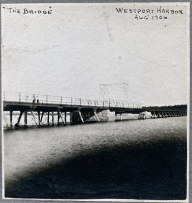 Westport Harbor [sic] Aug 1906 detail