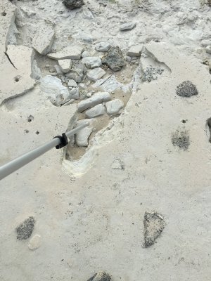 stone trying to form