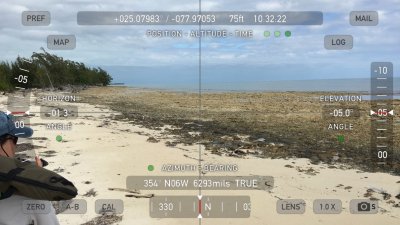 beginning survey on beach