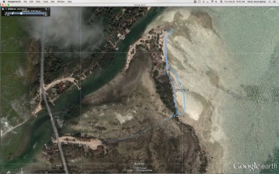 Feb 3 Cargill Creek beach survey - Track 117