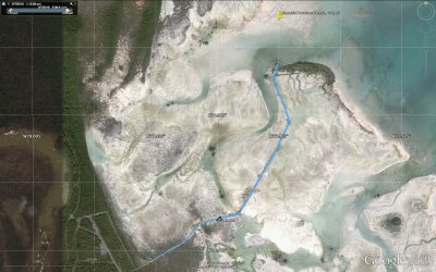 Feb 7 So. Mastic Bay Survey - tracks 121 & 122