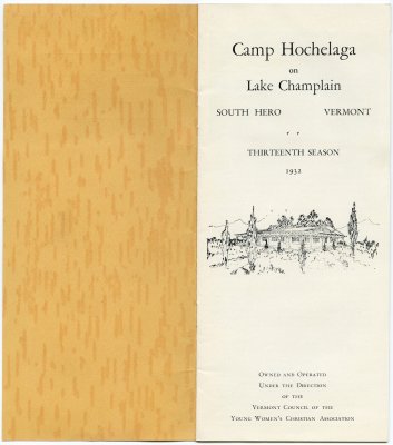 Camp Hochelaga 1932 brochure - p.1