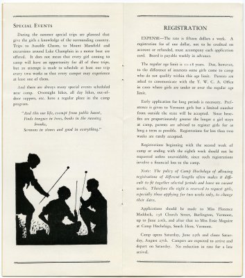Camp Hochelaga 1932 brochure - pp.8-9