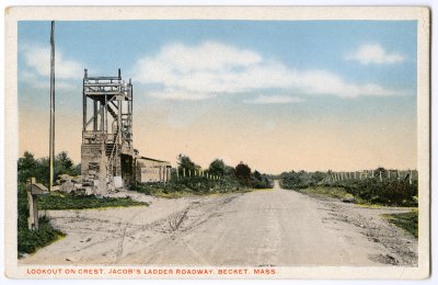 Lookout on Crest, Jacob's Ladder Roadway, Becket, Mass.