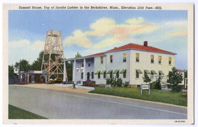 Summit House, Top of Jacob's Ladder in the Berkshires, Mass., Elevation 2300 Feet - 40JL
