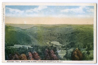 Mohawk Trail, Whitcomb Summit Showing Deerfield Valley.