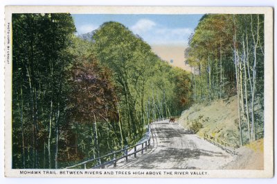 Mohawk Trail. Between Rivers and Trees High Above the River Valley.