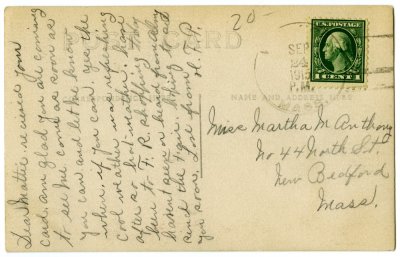 Sunnyside Hospital Westport Mass. 10. reverse