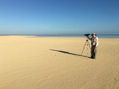 surveying the southern cays of South Andros