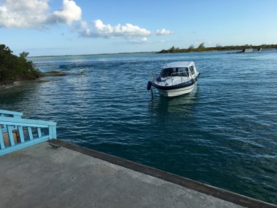 The government ferry arrives