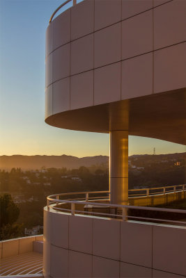 Sunset at The Getty