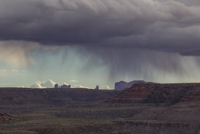 Storm over Monument Valley