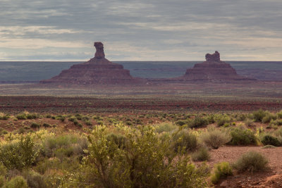 Rooster and Setting Hen Buttes