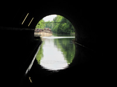 View from inside the tunnel Mont de Billy