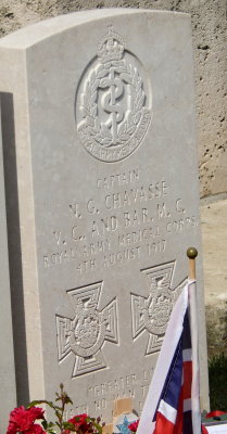 Two Victoria Crosses, Brandhoek Cemetary