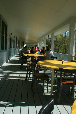 dining hall porch