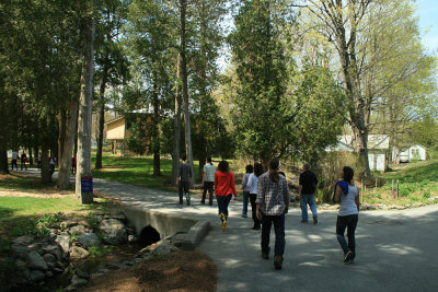 ... and across campus