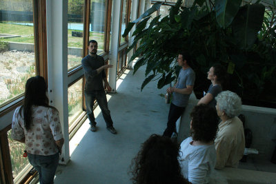 Alex explaining the OCLS water treatment facility