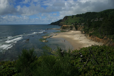 looking north from Otter Rock
