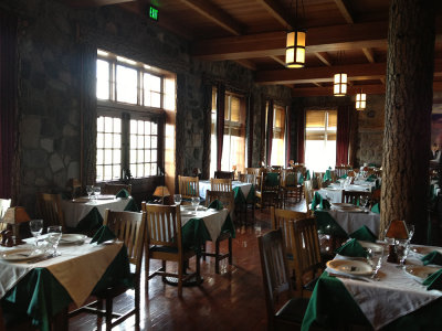 Crater Lake Lodge dining room