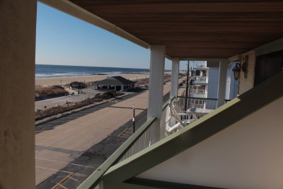 Laingdon Hotel balcony, Ocean Grove