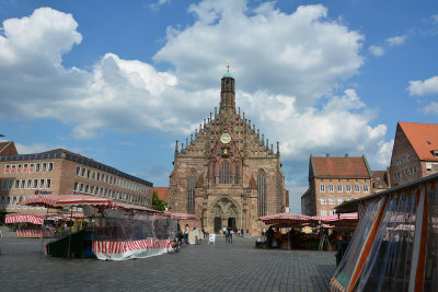 Frauenkirche - Mnnleinlaufen, Nrnberger Christkindlesmarkt
