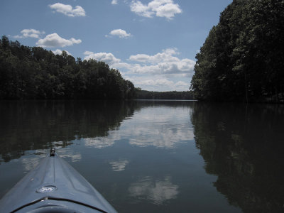 Kayaking at the Martinsville Reservoir Sept. 2016