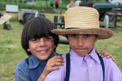 Amish boys.