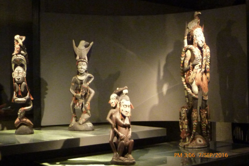 Muesum of Anthropology UBC, contemporary art of Sepik River of Papua New Guinea