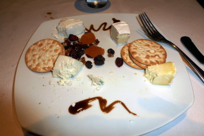 Dinner at Le Bistro, cheese