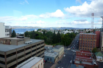 View of Hobart from my room at the Travelodge 1