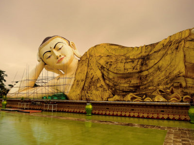 Reclining Buddha in Bago 1440-1-1
