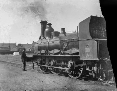 Unknown plate camera  /  Steam locomotive in Belgium