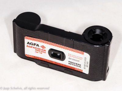 126 film cassette Agfacolor XRG 200